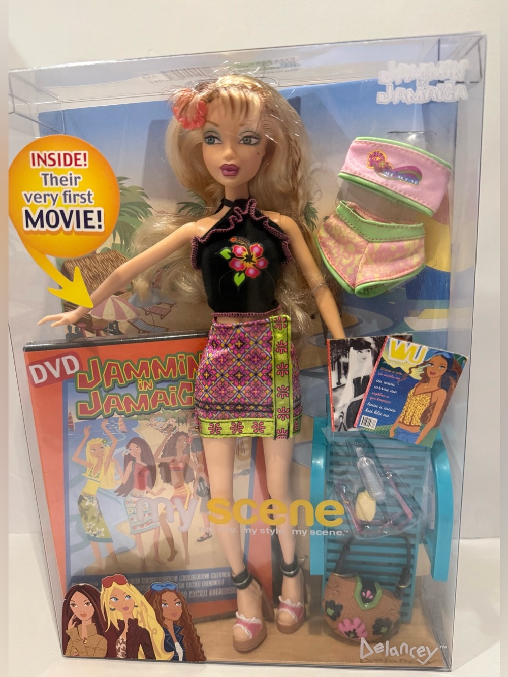 My Scene Delancey “Jammin’ in Jamaica” Doll – NIB - 2003 Mattel